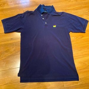 Vintage The Masters Golf Polo Shirt Augusta National Pro Shop Slazenger Large